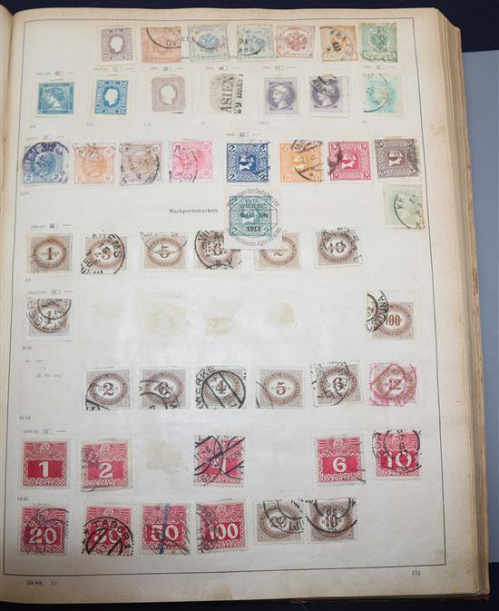 A German album of World stamps pre 1940